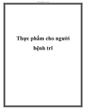 Thực phẩm cho người bệnh trĩ