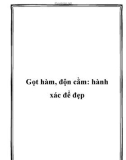 Gọt hàm, độn cằm: hành xác để đẹp