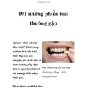 101 những phiền toái thường gặp