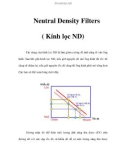 Neutral Density Filters ( Kính lọc ND)