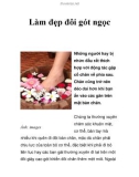 Làm đẹp đôi gót ngọc