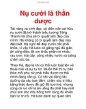 Nụ cười là thần dược