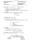 Đề thi kết thúc học phần Toán cao cấp năm 2018 - Đề số 5 (27/12/2018)
