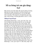 Số ca bỏng trẻ em gia tăng: Lo!