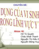 Chuyên đề : Tình hình ứng dụng của VSV trong Y tế