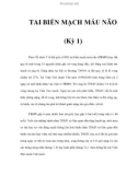 TAI BIẾN MẠCH MÁU NÃO (Kỳ 1)