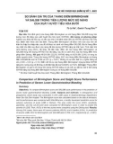 So sánh giá trị của thang điểm Birmingham và SALGIB trong tiên lượng mức độ nặng của xuất huyết tiêu hóa dưới