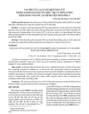 Vai trò của lactate dịch não tuỷ trong đánh giá đáp ứng điều trị và tiên lượng viêm màng não mủ tại Bệnh viện Nhi Đồng 1