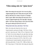 Viêm màng não do 'giun lươn'