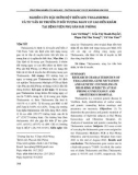 Nghiên cứu đặc điểm đột biến gen Thalassemia và tư vấn di truyền ở đối tượng nguy cơ cao đến khám tại Bệnh viện Phụ Sản Hải Phòng