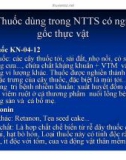 Bệnh học thủy sản : Các loại thuốc thương dùng part 8