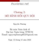 Bài giảng Toán kinh tế: Chương 2 - Nguyễn Phương