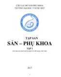 Tập san Sản - Phụ khoa (Tập 1)