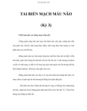 TAI BIẾN MẠCH MÁU NÃO (Kỳ 3)