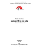 Tài liệu tham khảo Điều dưỡng cơ sở I (Dành cho đào tạo Điều dưỡng trung học) - CĐ Phạm Ngọc Thạnh Cần Thơ