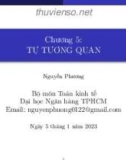 Bài giảng Toán kinh tế: Chương 5 - Nguyễn Phương