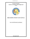 Bài giảng Toán cao cấp A1 - Trường CĐ Công nghiệp Huế (2015)