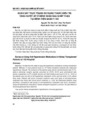 Khảo sát thực trạng sử dụng thuốc điều trị tăng huyết áp ở bệnh nhân sau ghép thận tại Bệnh viện Quân y 103