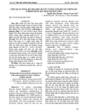 Liên quan nồng độ thiamin huyết tương với một số thông số ở bệnh nhân đái tháo đường típ 2