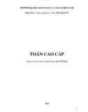 Giáo trình Toán cao cấp: Phần 1 - Trường ĐH Kinh doanh và Công nghệ Hà Nội