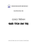 Giáo trình Giải tích đa trị: Phần 1 - Nguyễn Đông Yên