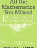 Ebook All the mathematics you missed: but need to know for graduate school - Part 1