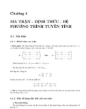 Giáo trình Toán cao cấp: Phần 2 - Trường ĐH Hàng Hải Việt Nam