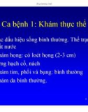 Bài giảng điều trị HIV : Các cách tiếp cận khi bệnh nhân sốt part 2