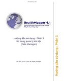 Hướng dẫn sử dụng quản lý dữ liệu HealthMapper 4.1_Phần 3