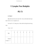 U lympho Non Hodgkin (Kỳ 2)