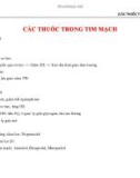 Các thuốc trong tim mạch