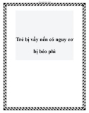 Trẻ bị vẩy nến có nguy cơ bị béo phì