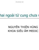 Thai ngoài tử cung chưa vỡ