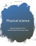 Lecture Physical science: Chapter 3 - Ph.D. Nguyen Hoang Hai