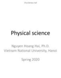 Lecture Physical science: Chapter 2 - Ph.D. Nguyen Hoang Hai