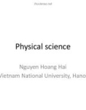 Lecture Physical science: Chapter 4 - Ph.D. Nguyen Hoang Hai