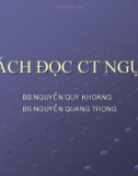 Bài giảng Cách đọc CT ngực - BS. Nguyễn Quý Khoáng