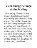 Viêm đường tiết niệu và thuốc dùng