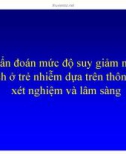 Bài giảng điều trị HIV : Điều trị ARV ở Trẻ nhiễm HIV/AIDS part 2