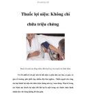 Thuốc lợi niệu: Không chỉ chữa triệu chứng