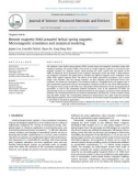 Remote magnetic-field-actuated helical spring magnets: Micromagnetic simulation and analytical modeling