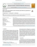 Effect of the ceria dopant on the structural and dielectric properties of ZnO semiconductors