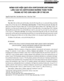 Đánh giá hiệu quả của corticoide khí dung liều cao và corticoide đường toàn thân trong xử trí cơn hen cấp ở trẻ em