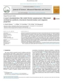 A novel rhombohedron-like nickel ferrite nanostructure: Microwave combustion synthesis, structural characterization and magnetic properties