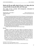 Đánh giá kết quả phẫu thuật cắt gan có sử dụng siêu âm trong mổ điều trị ung thư biểu mô tế bào gan