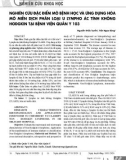 Nghiên cứu đặc điểm mô bệnh học và ứng dụng hóa mô miễn dịch phân loại u Lympho ác tính không Hodgkin tại Bệnh viện Quân y 103