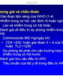 Bài giảng điều trị HIV : Thăm khám lâm sàng lần đầu tiên đối với bệnh nhân nhiễm HIV part 3