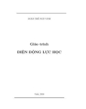 Giáo trình Điện động lực học: Phần 1