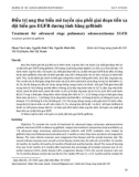 Điều trị ung thư biểu mô tuyến của phổi giai đoạn tiến xa đột biến gen EGFR dương tính bằng gefitinib