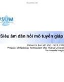 Bài giảng Siêu âm đàn hồi mô tuyến giáp